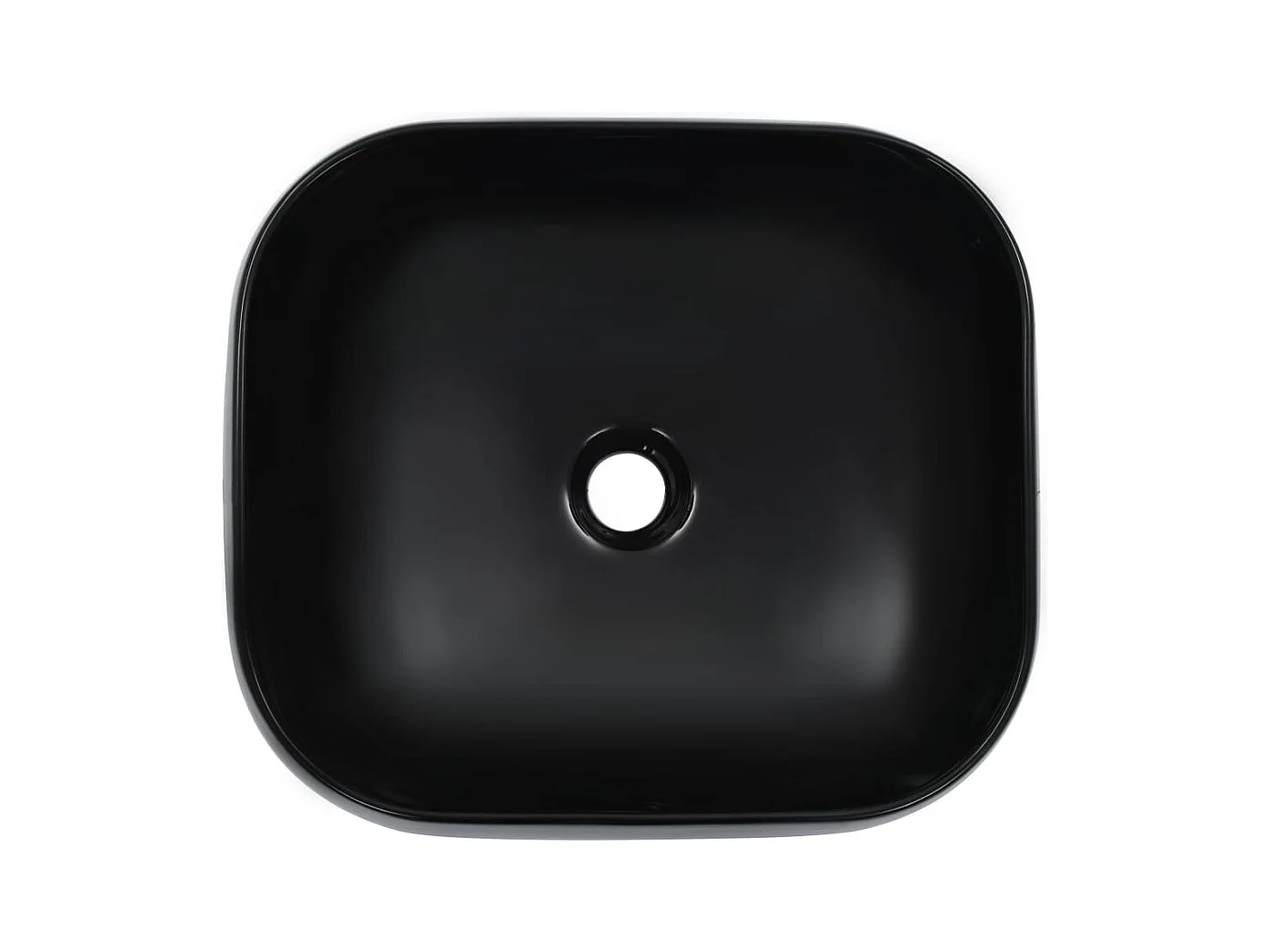 Lavabo salle de bain noire 44.5 x 39.5 x 14.5 cm 02_0002615