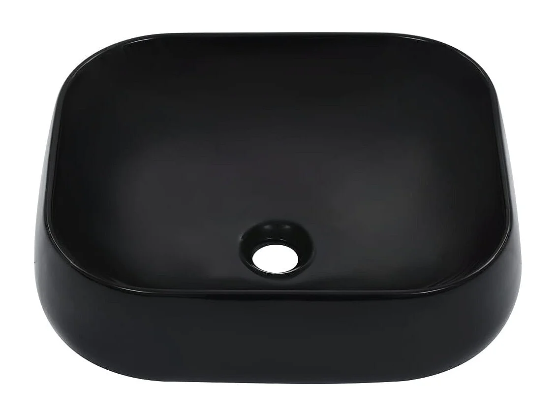 Lavabo salle de bain noire 44.5 x 39.5 x 14.5 cm 02_0002615