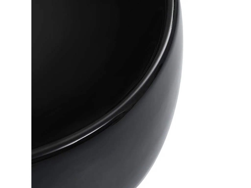 Lavabo salle de bain noire 44.5 x 39.5 x 14.5 cm 02_0002615