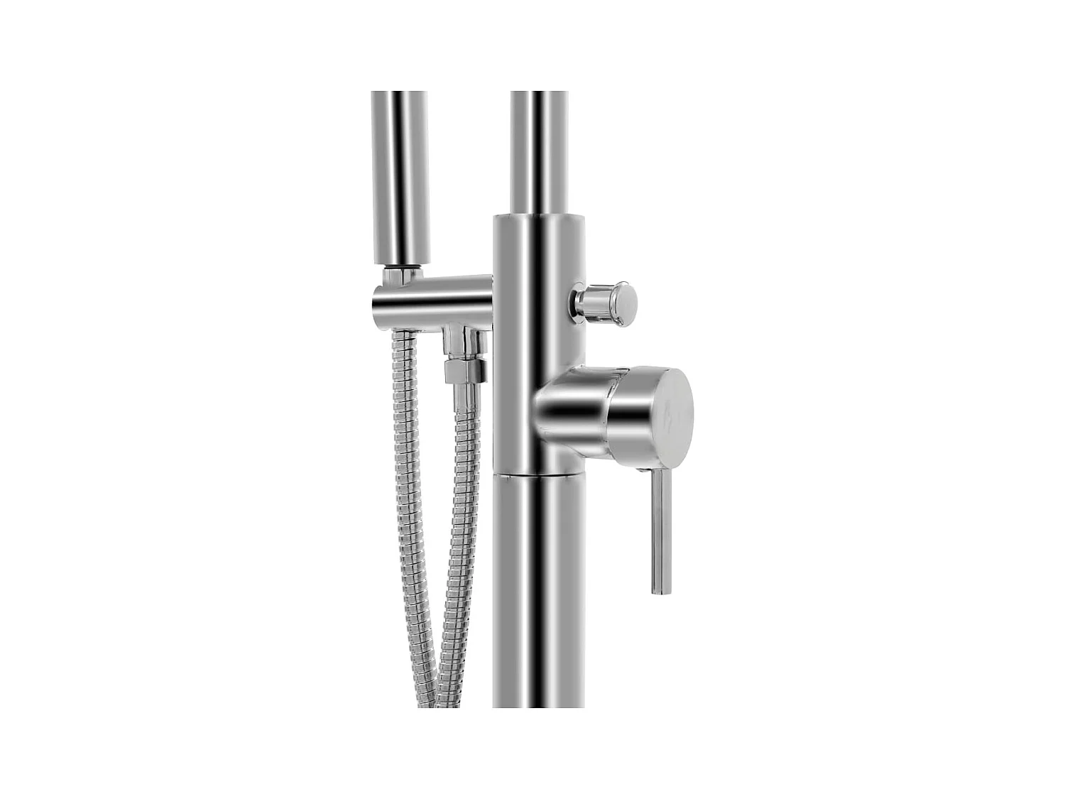 Robinet de baignoire sur argenté 19.2 x 19.2 x 118.5 cm 02_0003477