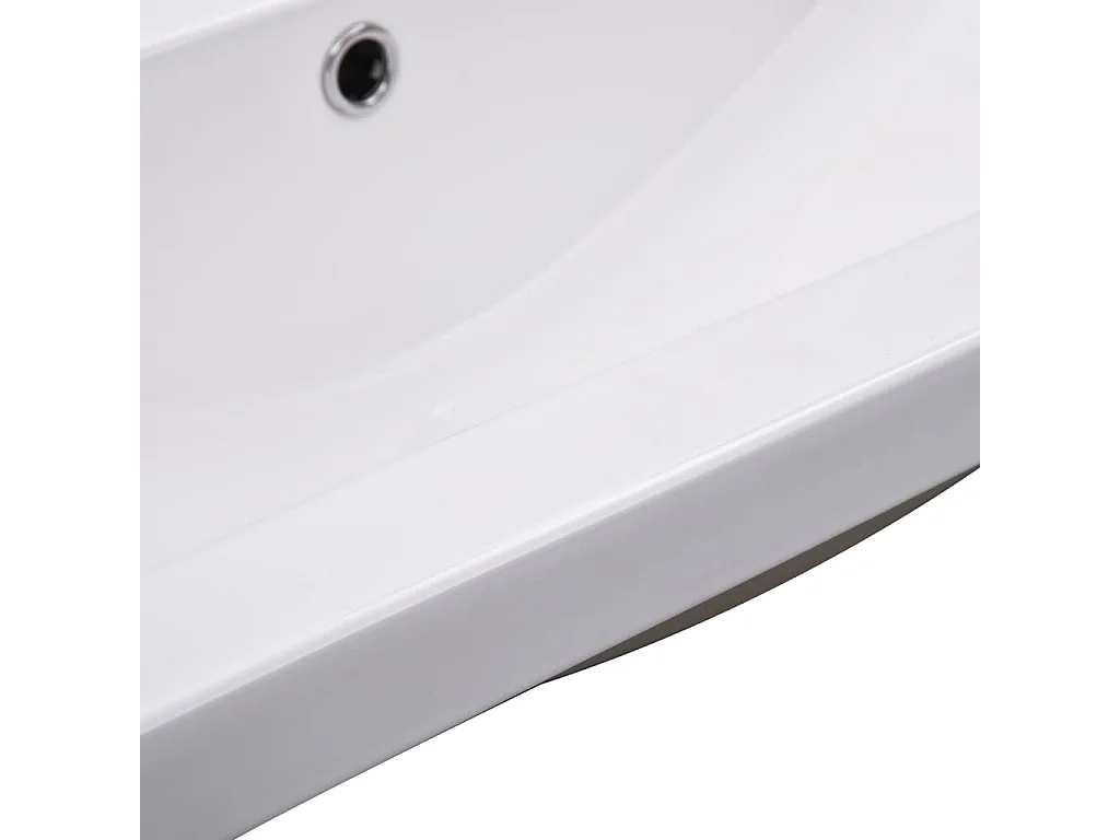 Lavabo salle de bain blanche 91 x 39.5 x 18.5 cm 02_0002645
