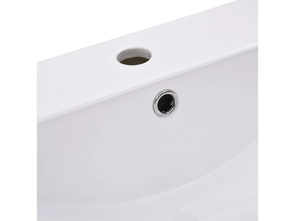 Lavabo salle de bain blanche 91 x 39.5 x 18.5 cm 02_0002645
