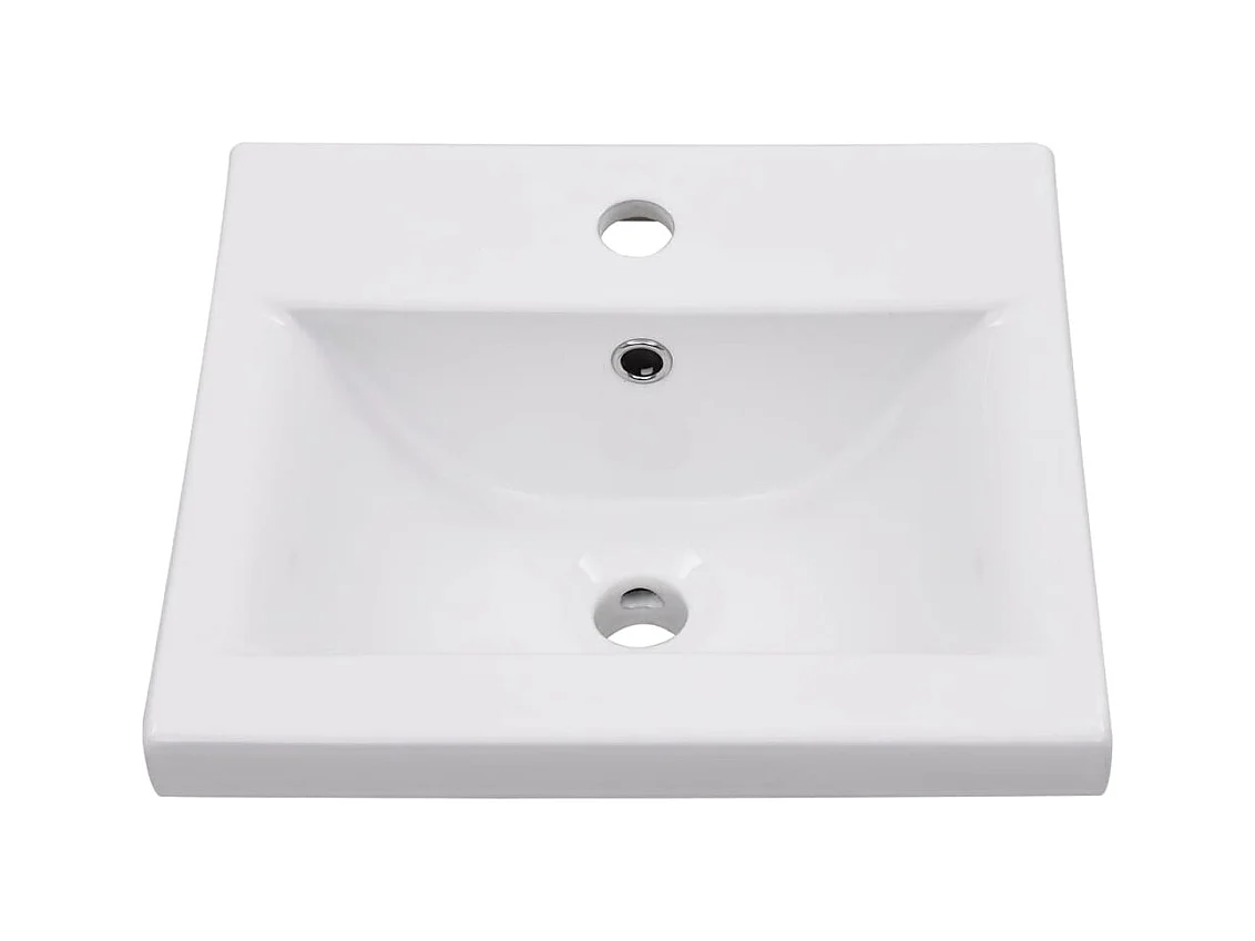 Lavabo de baño empotrado 42 cm cerámica blanca 02_0002642