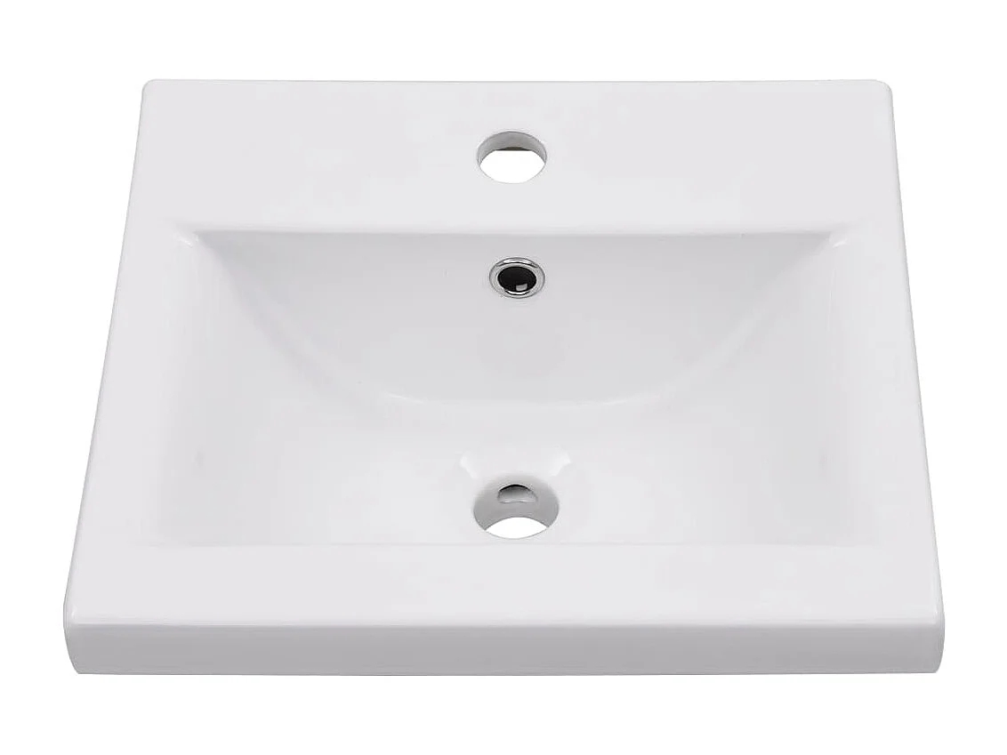 Lavabo de baño empotrado 42 cm cerámica blanca 02_0002642