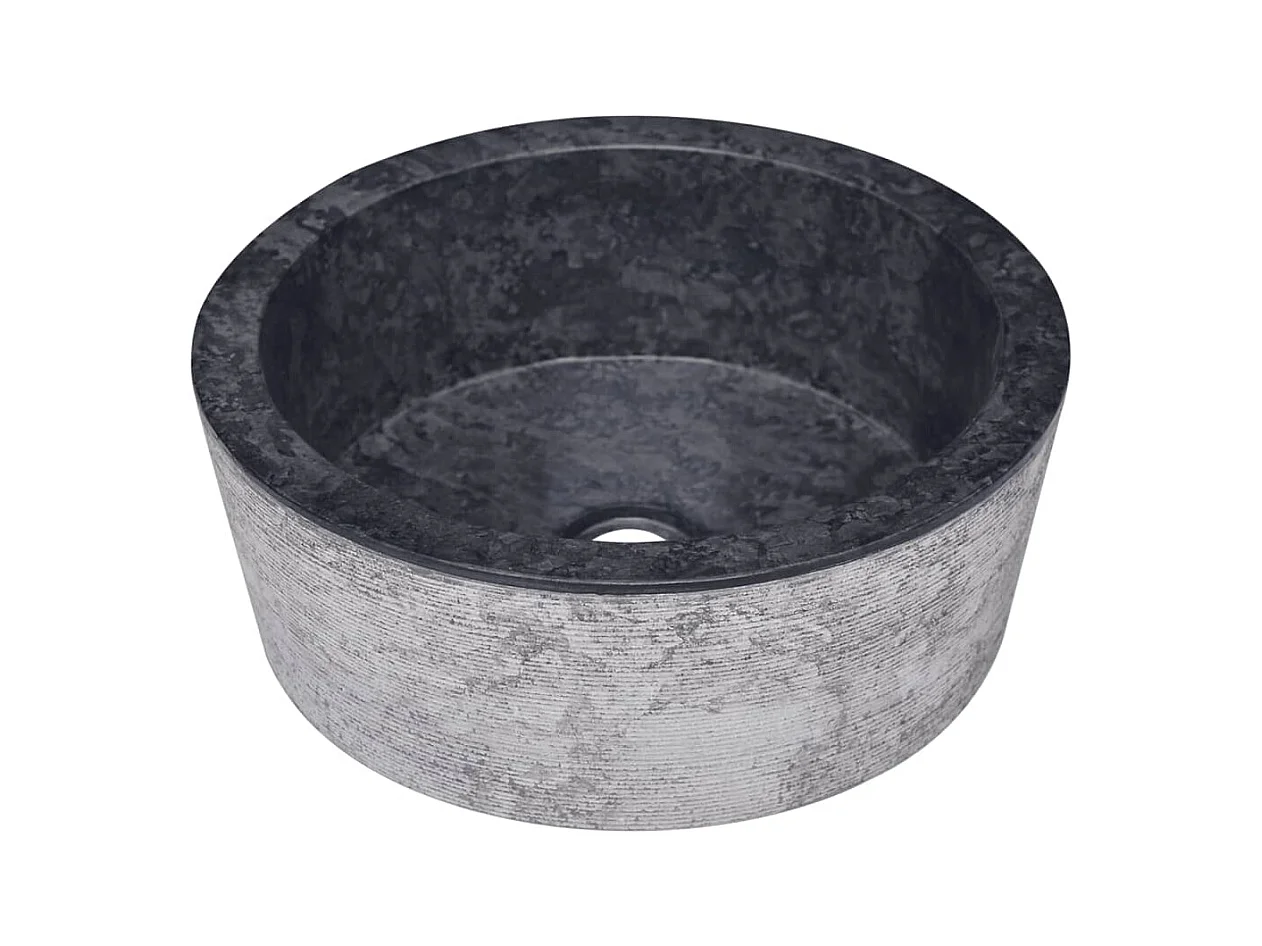 Lavabo del baño lavabo sobre encimera lavabo del baño lavabo del baño lavabo del baño diámetro interior del hogar 40 mármol negro 02_0002822