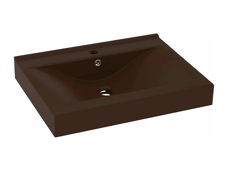 Lavabo avec trou de marron 60 x 46 x 160 cm 02_0002770