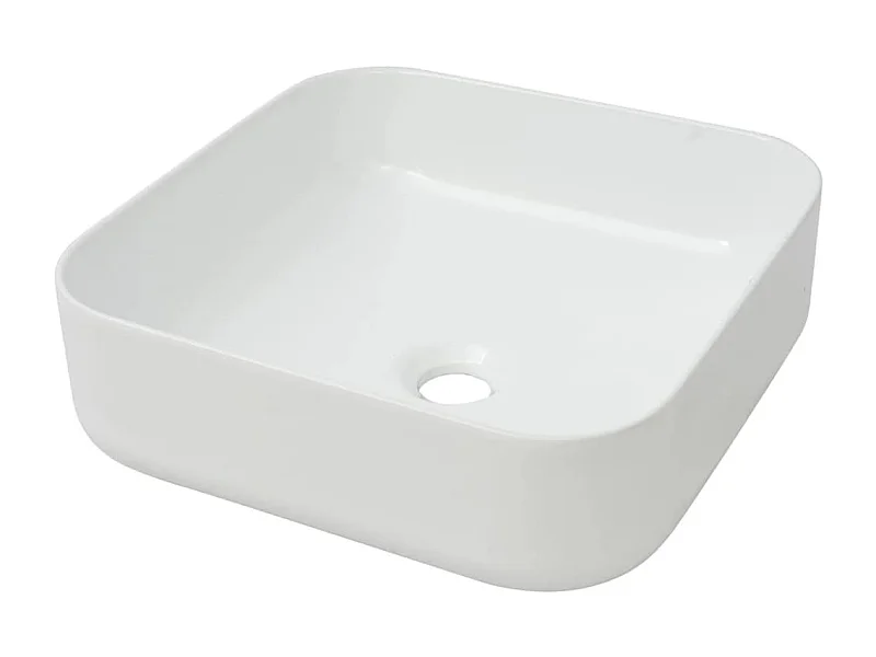 Lavabo vasque salle de blanche 38 x 38 x 13.5 cm 02_0002525
