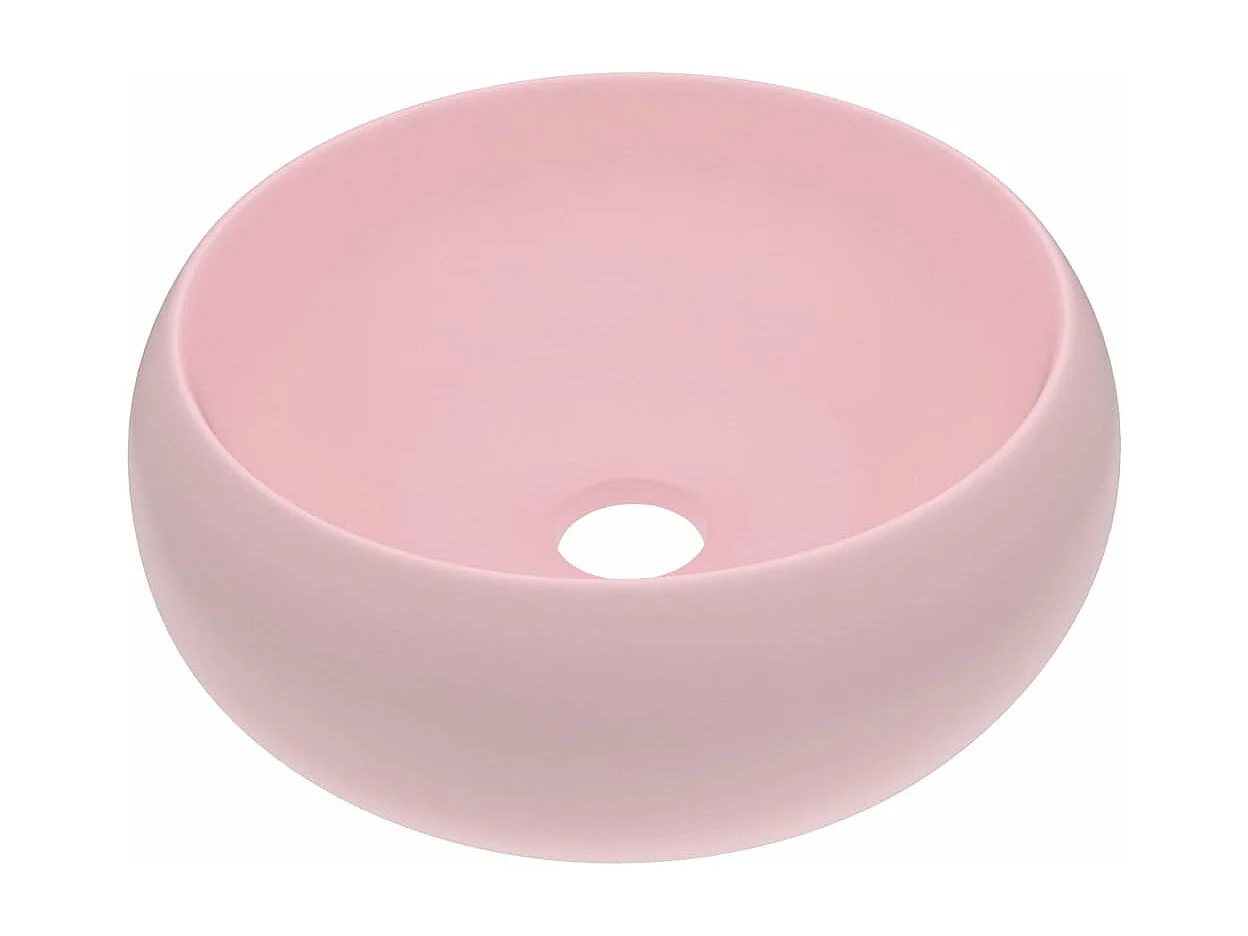 Lavabo rond de luxe 40 x 40 x 15 cm 02_0002741