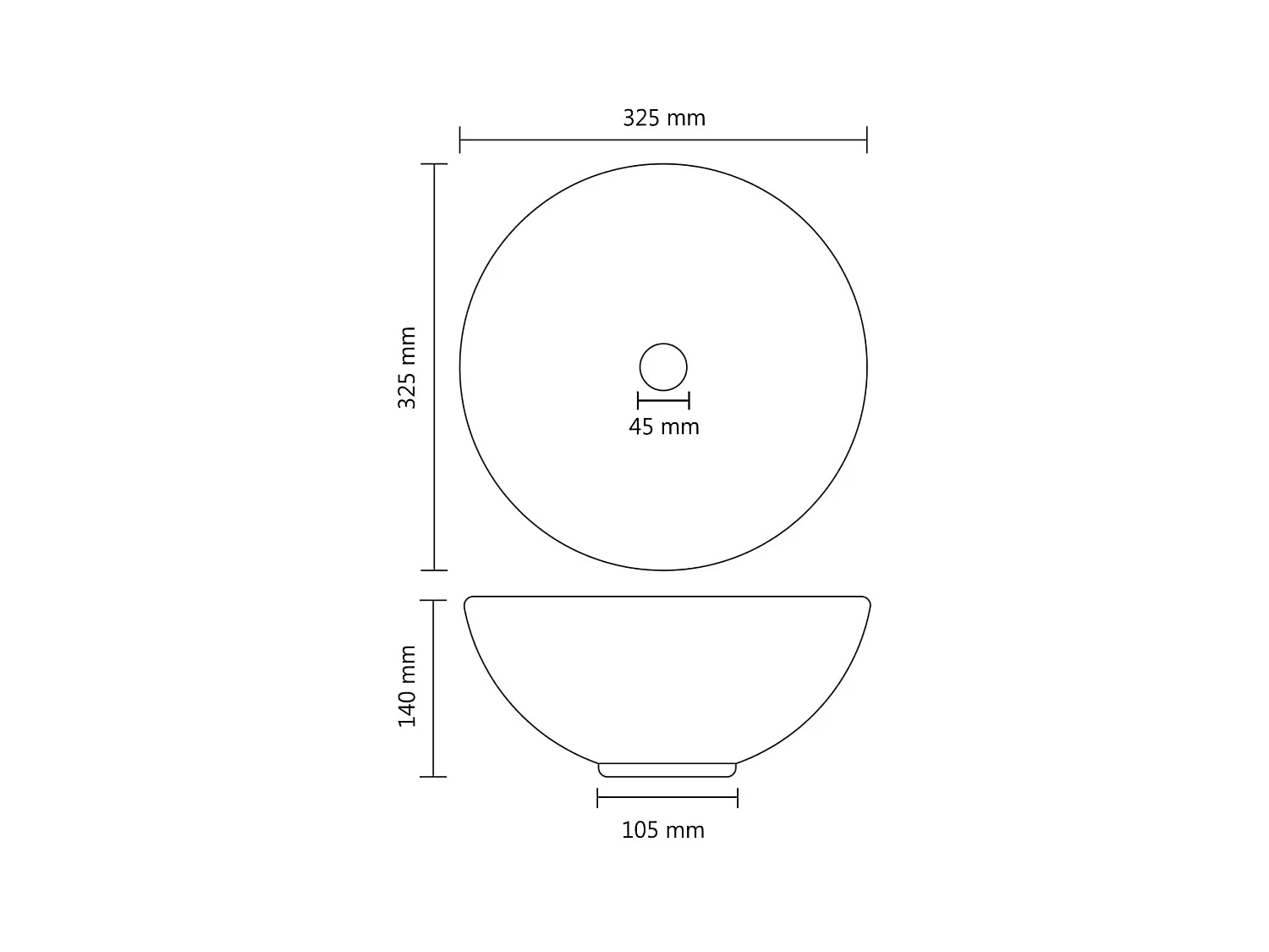 Lavabo redondo de lujo para baño, encimera, lavabo para inodoro, lavabo para cosmética, interior, verde claro mate, 32,5 x 14 cm, cerámica 02_0002711