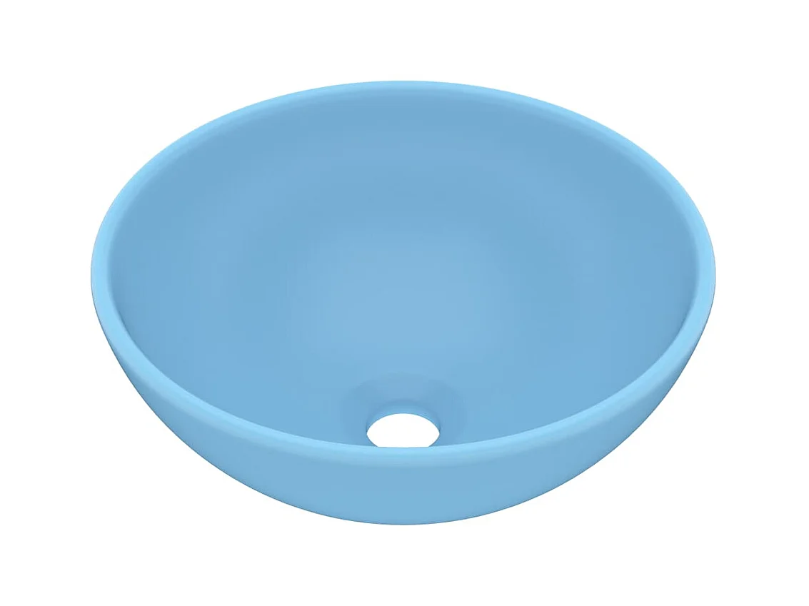 Lavabo rond de luxe bleue 32.5 x 32.5 x 14 cm 02_0002709