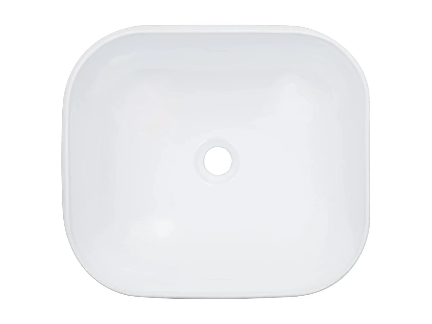 Lavabo lave-mains vasque à blanche 44.5 x 39.5 x 14.5 cm 02_0002614