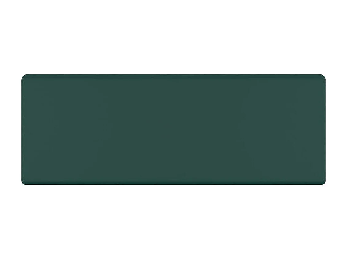 Lavabo cuadrado de lujo con rebosadero, lavabo sobre encimera para baño, sala de cosmética, 41 x 41 cm, cerámica verde oscuro mate 02_0002690