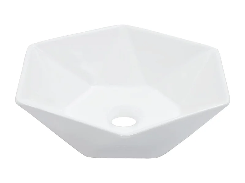 Lavabo lave-mains vasque à blanche 41 x 36.5 x 12 cm 02_0002622