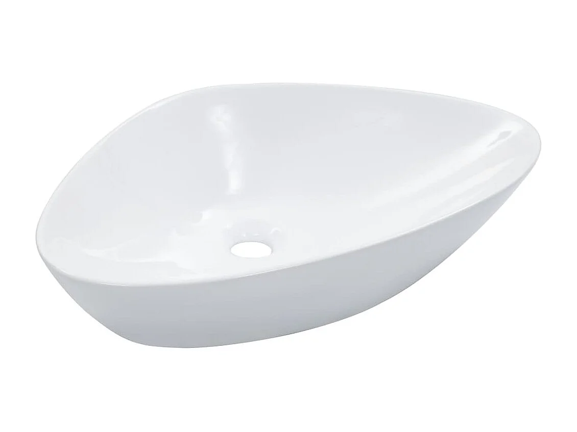 Lavatório de mão bancada lavatório montado banheiro interior chuveiro cabine de vaso sanitário casa 58,5 x 39 cm cerâmica branca 02_0002610