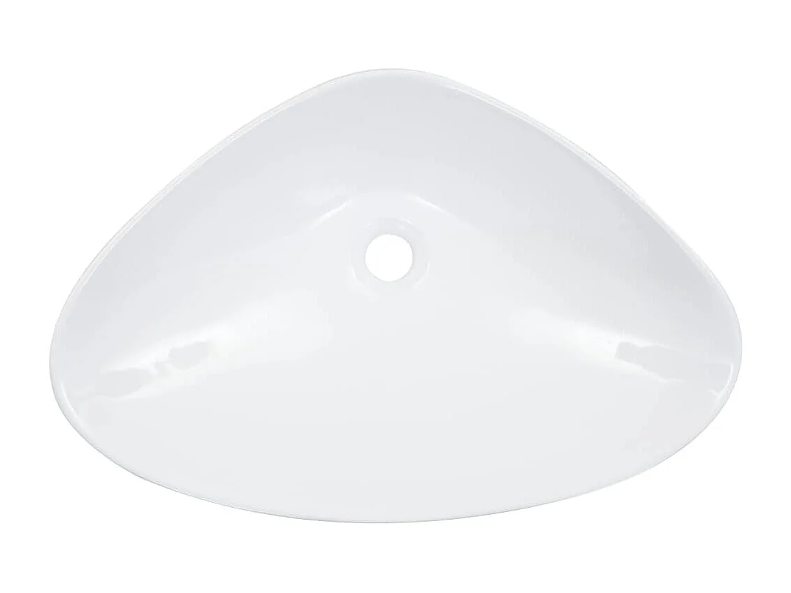 Lavatório de mão bancada lavatório montado banheiro interior chuveiro cabine de vaso sanitário casa 58,5 x 39 cm cerâmica branca 02_0002610