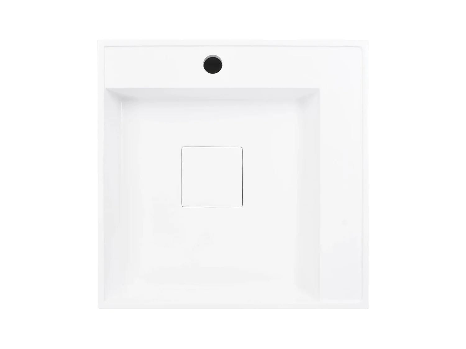 Lavabo lavabo encimera lavabo lavabo para montar baño interior ducha aseo cabina casa 50x50 cm fundición mineral blanco 02_0002640