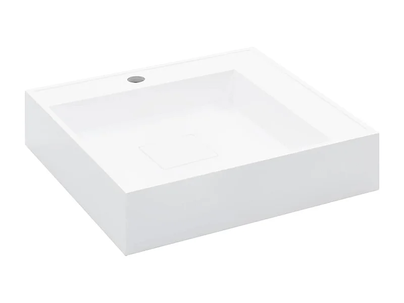 Lavabo lavabo da appoggio lavabo lavabo da montare bagno interno cabina doccia wc casa 50 x 50 cm colata minerale bianco 02_0002640