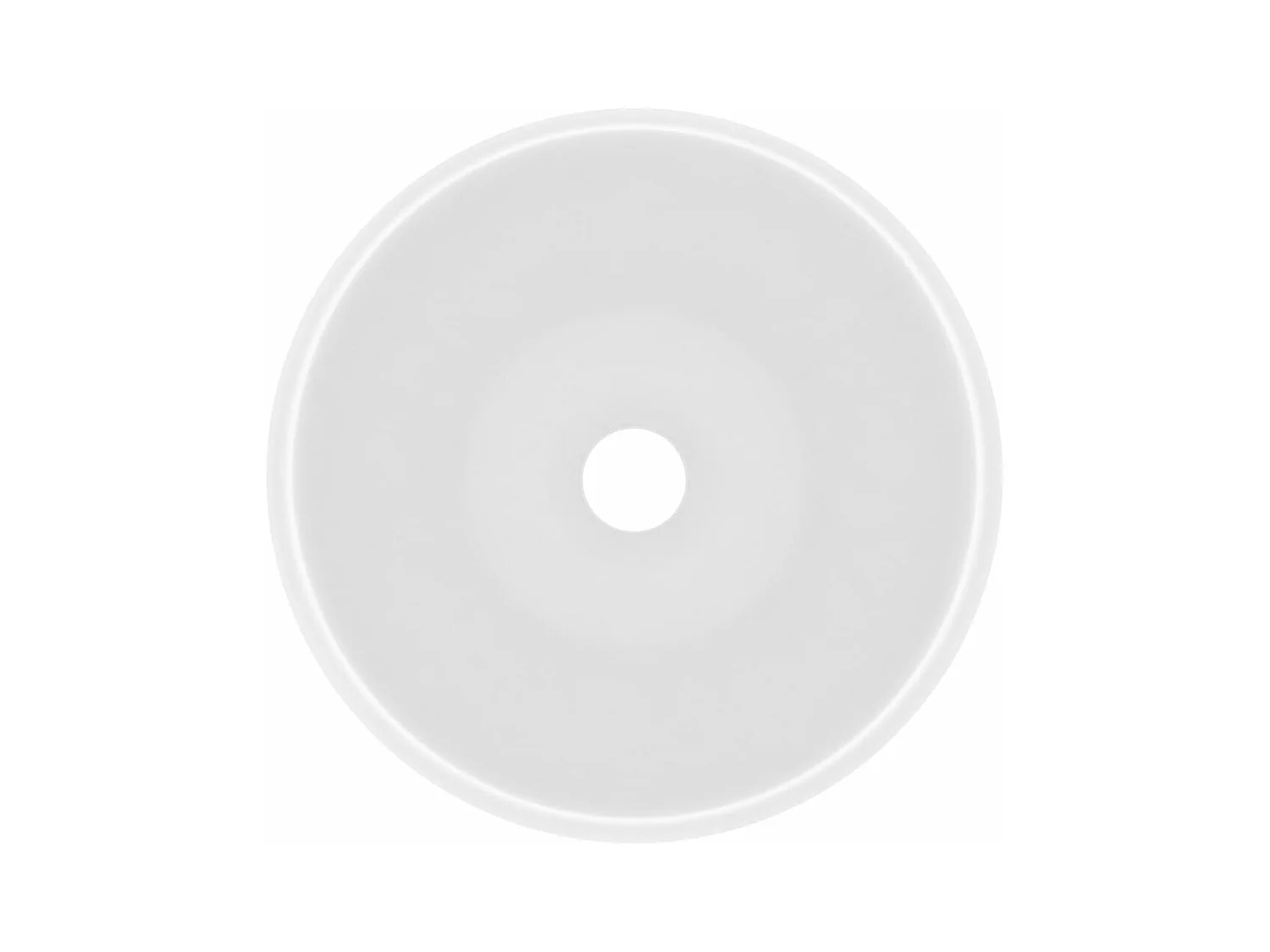 Lavabo rond de luxe blanche 40 x 40 x 15 cm 02_0002740