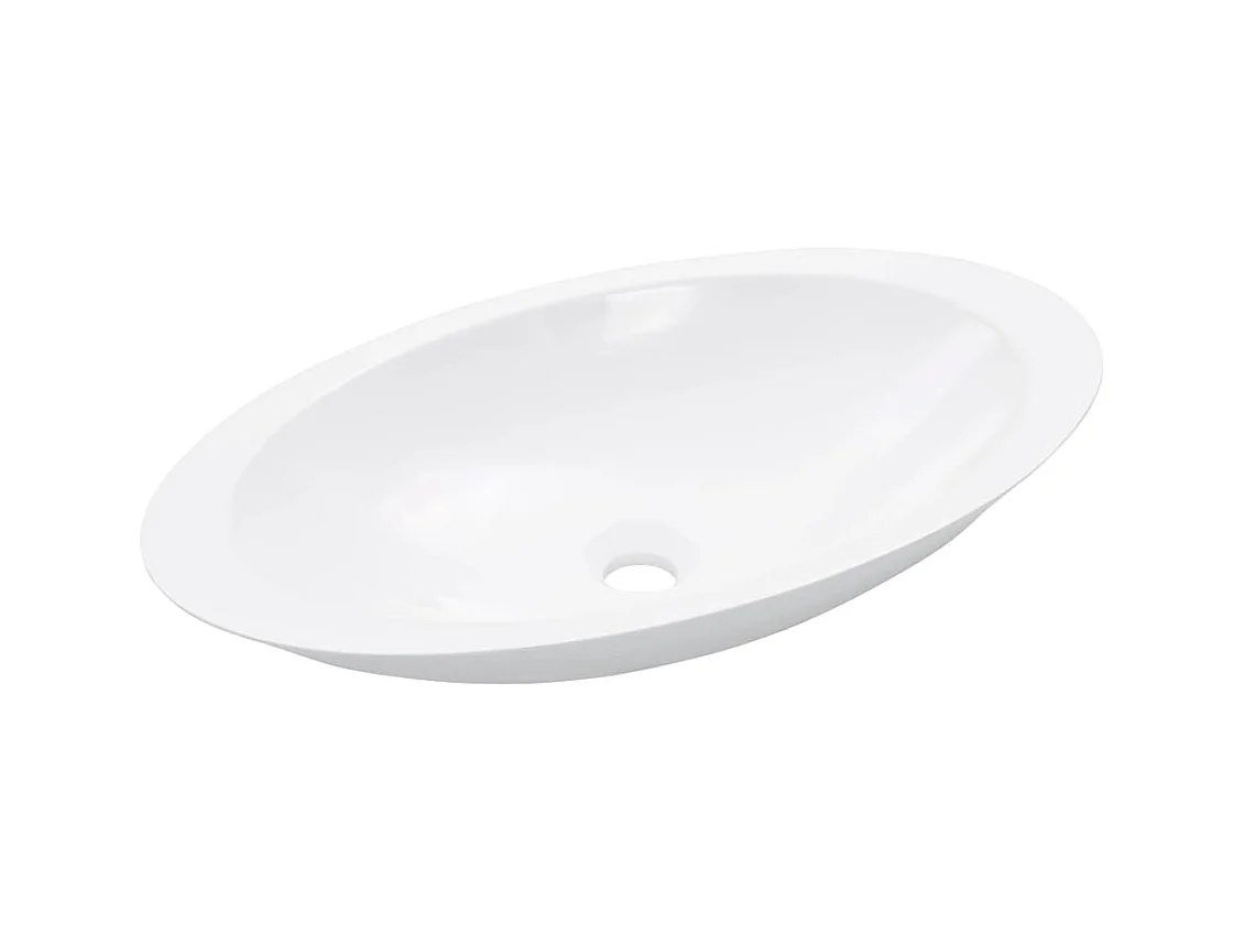 Lavabo lave-mains vasque à blanche 59.3 x 35.1 x 10.7 cm 02_0002638