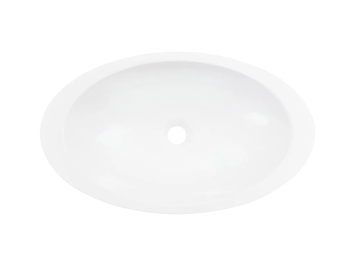 Lavabo lave-mains vasque à blanche 59.3 x 35.1 x 10.7 cm 02_0002638