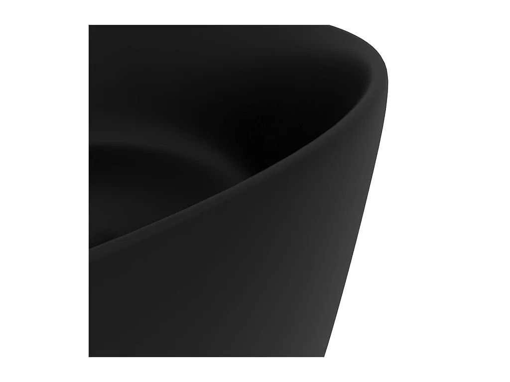 Lavabo salle de bain noire 40 x 40 x 15 cm 02_0002761