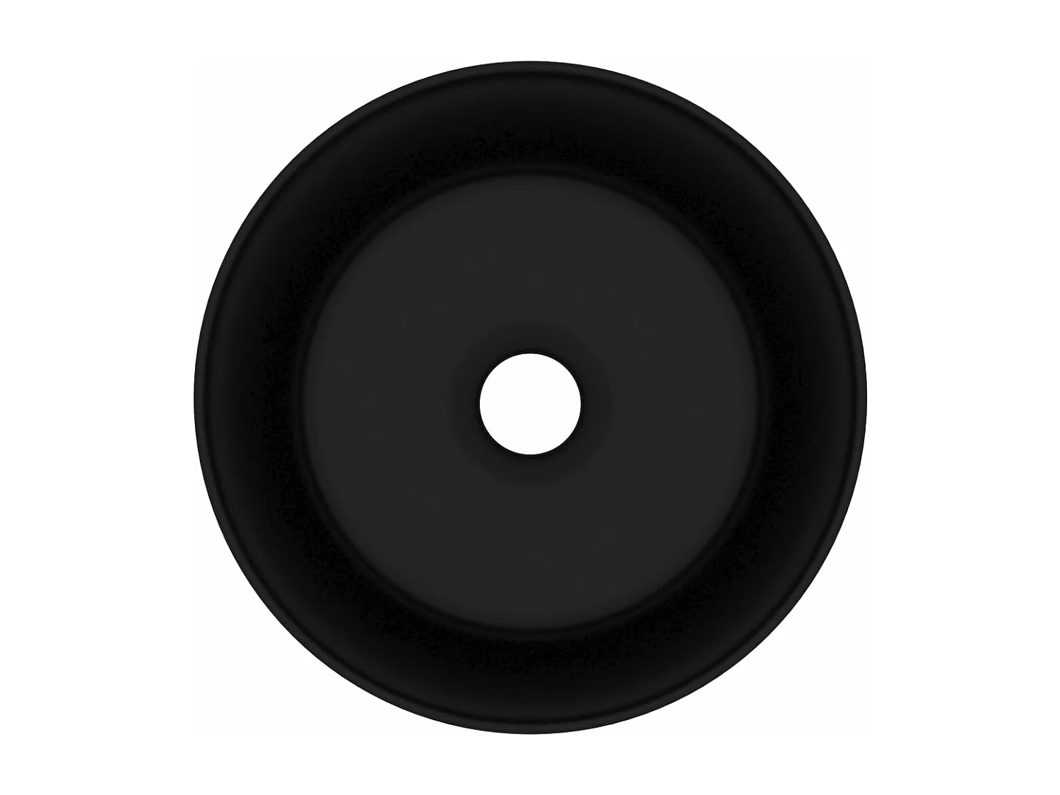 Lavabo salle de bain noire 40 x 40 x 15 cm 02_0002761