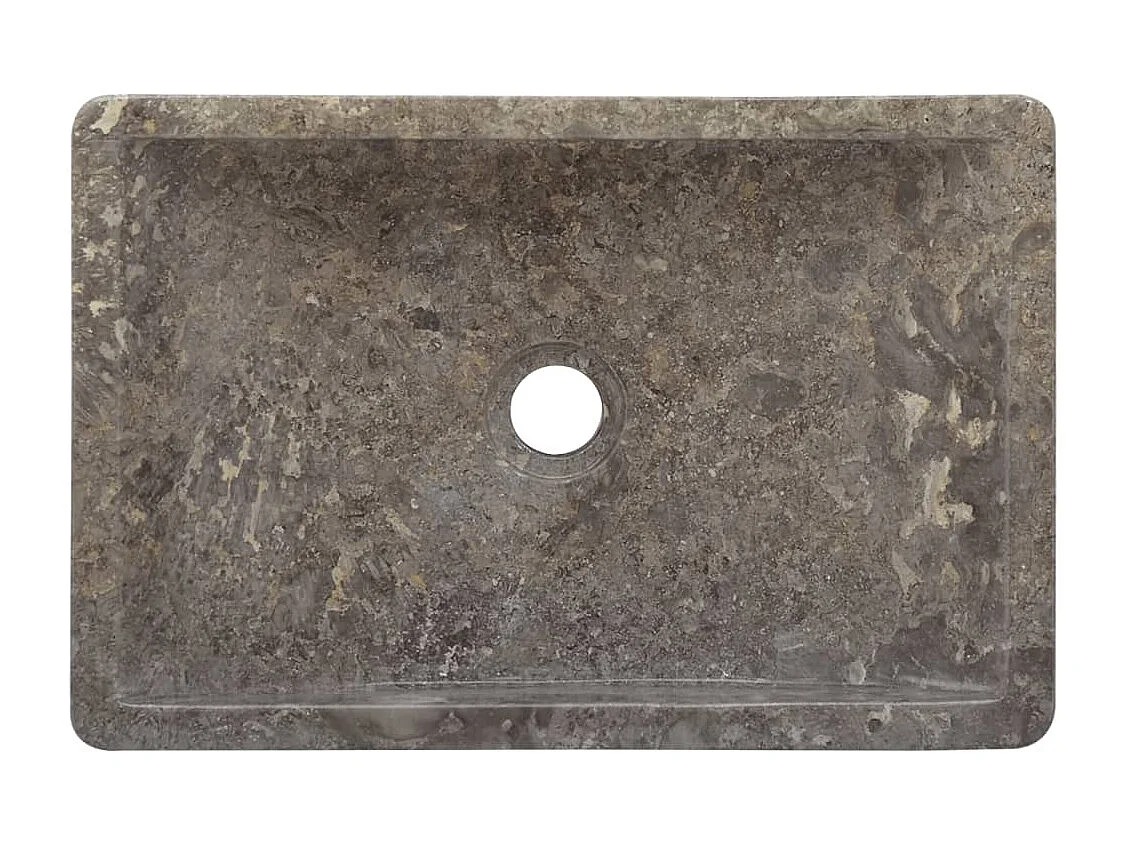 Lavabo de salle d'eau grise 45 x 30 x 12 cm 02_0002800