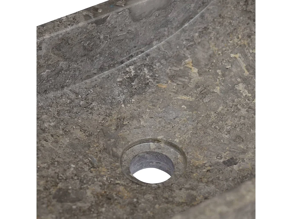 Lavabo de salle d'eau grise 45 x 30 x 12 cm 02_0002800