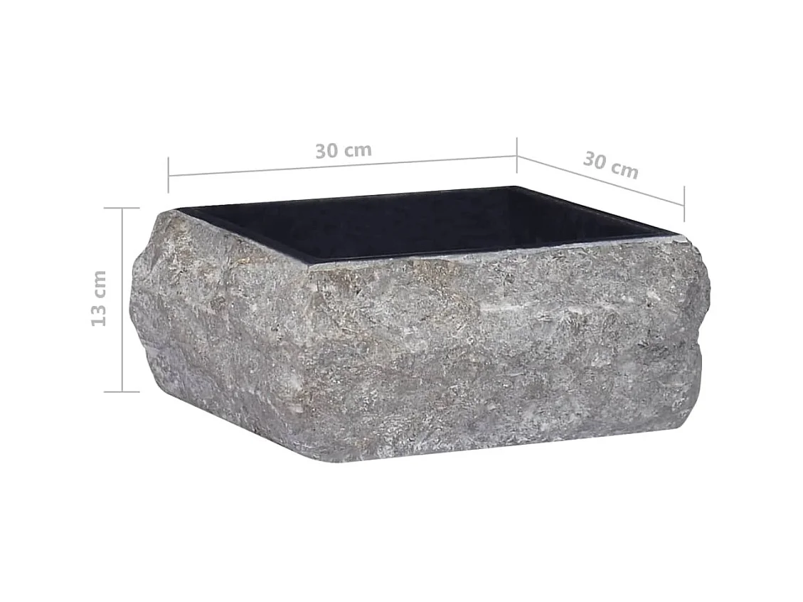 Lavabo vasque salle de noire 30 x 30 x 13 cm 02_0002819