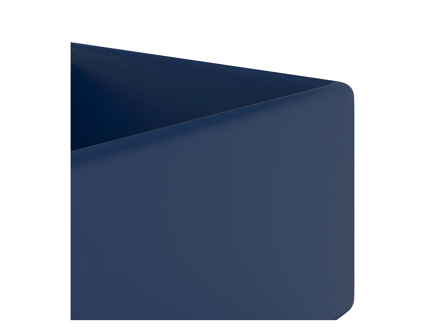 Lavatório quadrado luxuoso com transbordamento, bancada para vaso sanitário, banheiro, sala de cosméticos, 41 x 41 cm, cerâmica azul escuro fosco 02_0002688