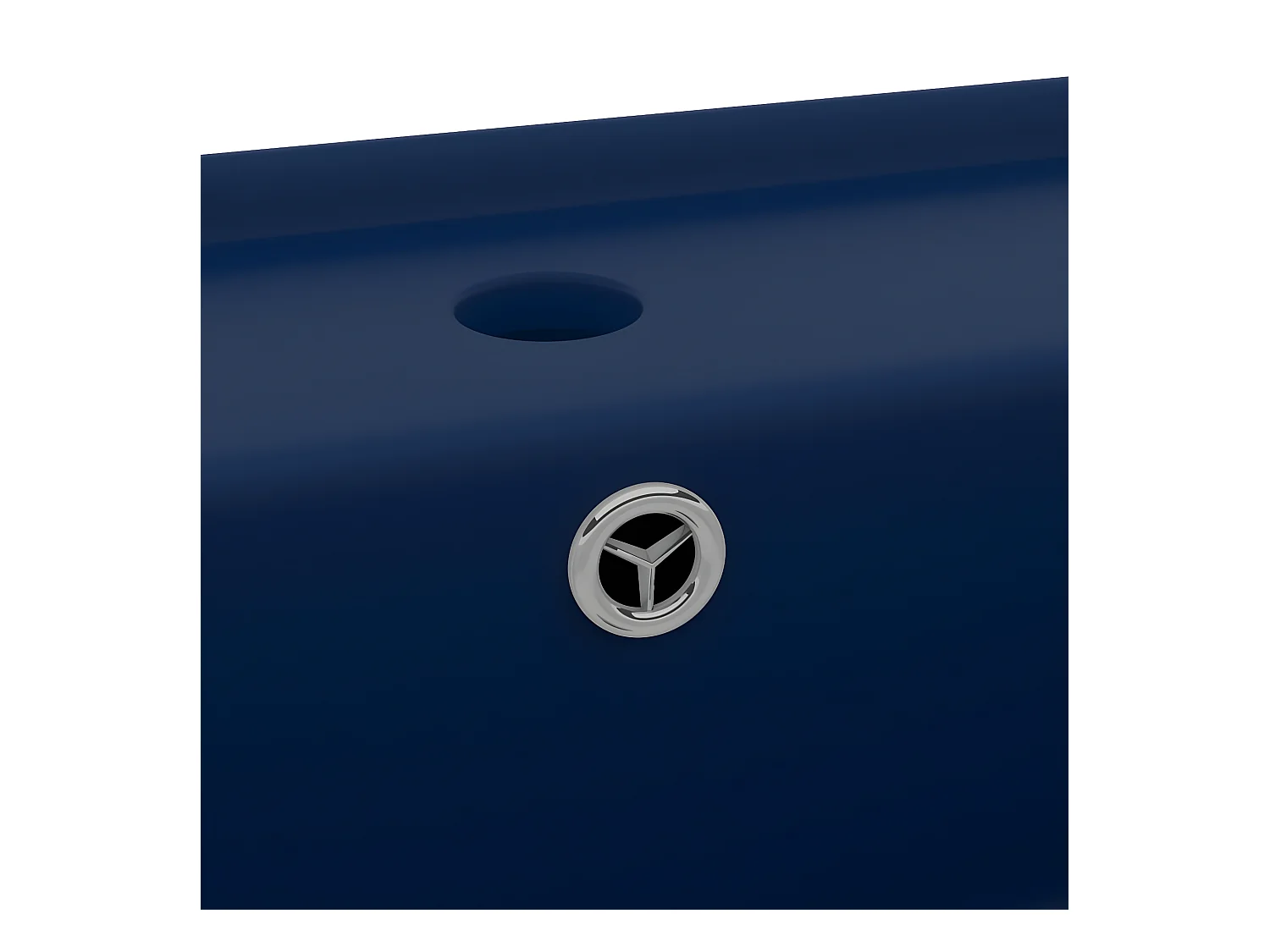 Lavatório quadrado luxuoso com transbordamento, bancada para vaso sanitário, banheiro, sala de cosméticos, 41 x 41 cm, cerâmica azul escuro fosco 02_0002688