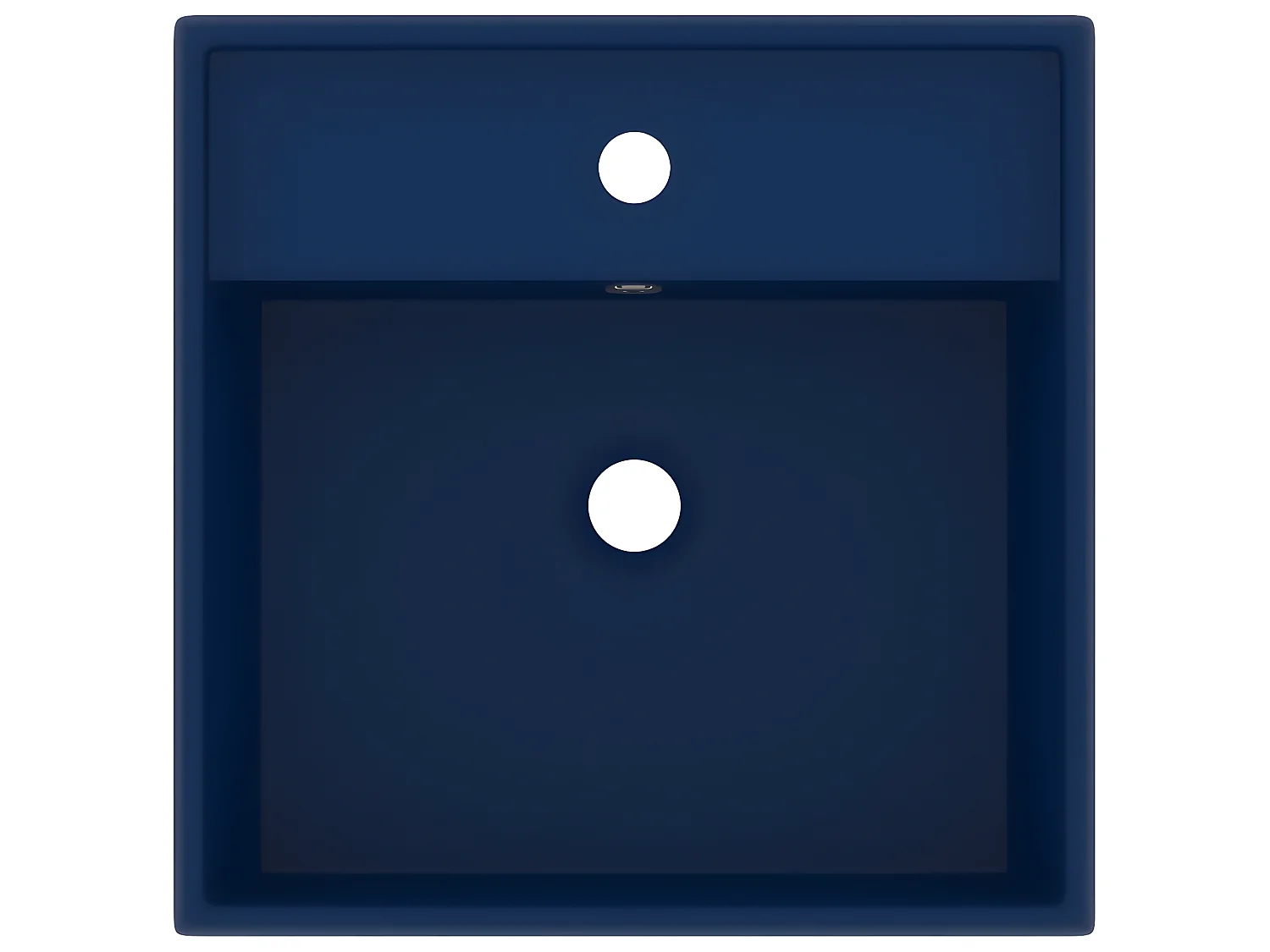 Lavabo carré de luxe bleue 41 x 41 x 15 cm 02_0002688