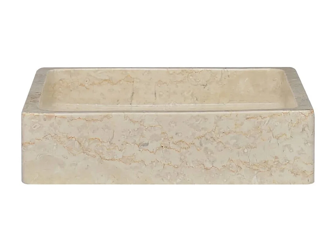 Lavabo de salle d'eau crème 40 x 40 x 100 cm 02_0002812