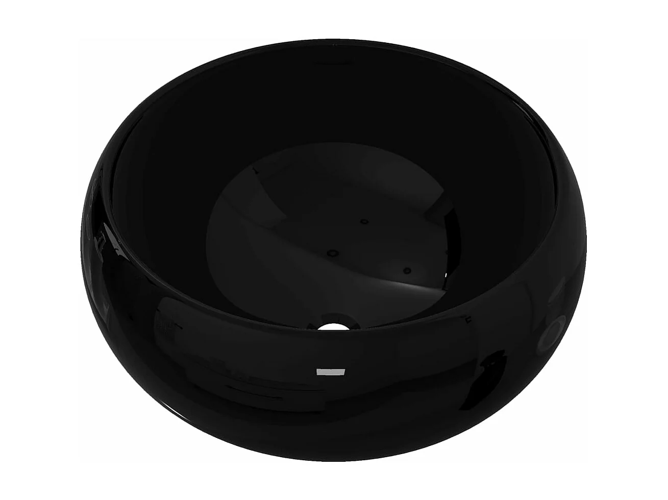 Lavabo salle de bain noire 40 x 40 x 15 cm 02_0002539