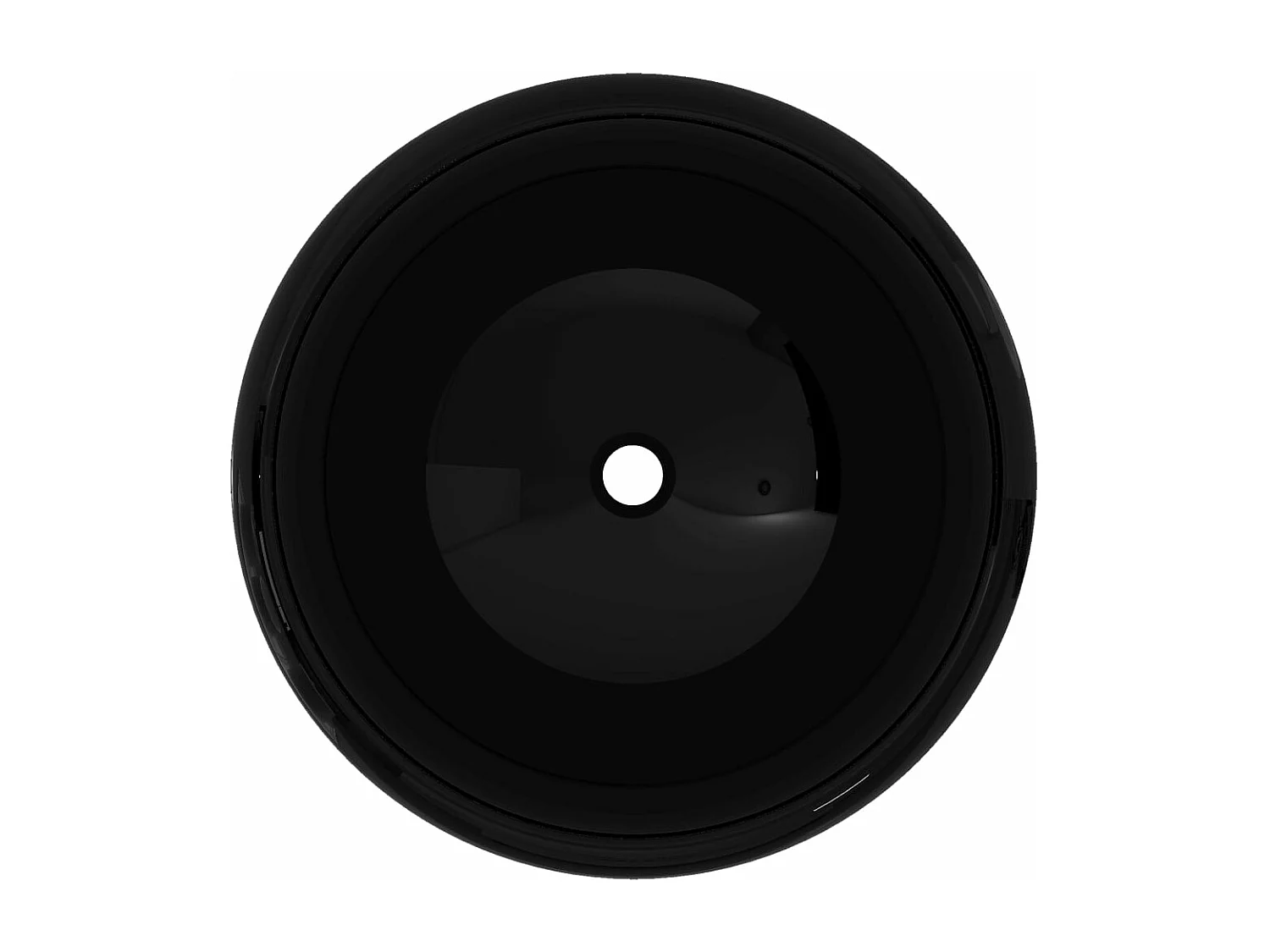 Lavabo salle de bain noire 40 x 40 x 15 cm 02_0002539