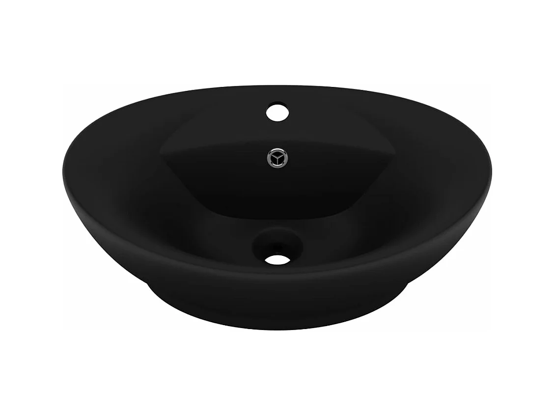 Lavabo ovale de luxe noire 58.5 x 39 x 21 cm 02_0002684