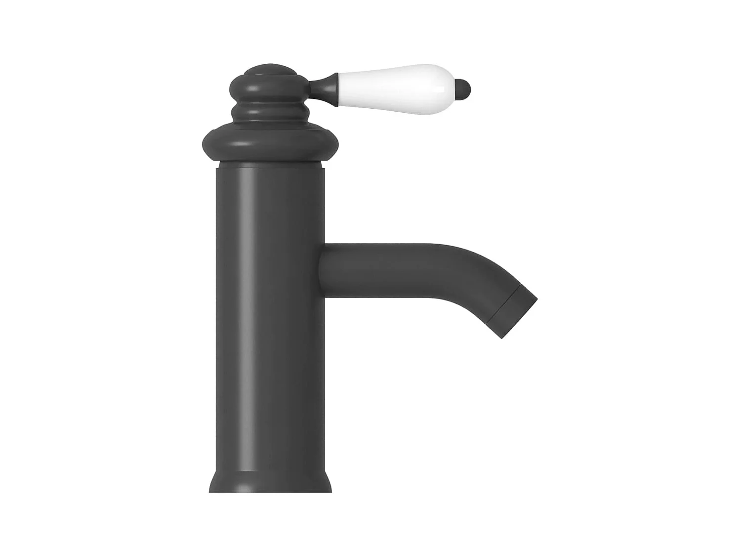 Grifo para lavabo de baño, grifo para lavabo, mezclador de baño, mezclador de agua para habitación, hogar, interior, 18 cm, gris 02_0003521
