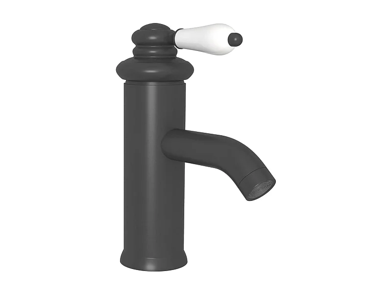 Rubinetto Lavabo Bagno Rubinetto Lavabo Miscelatore Bagno Miscelatore Camera Acqua Casa Interno 18 cm Grigio 02_0003521