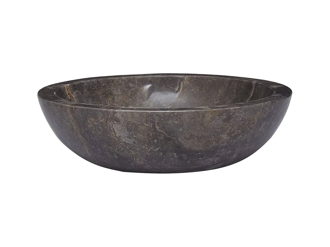 Lavabo de salle d'eau grise 40 x 40 x 12 cm 02_0002801