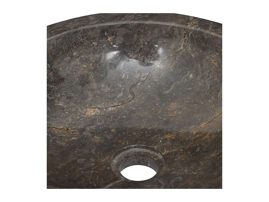Lavabo de salle d'eau grise 40 x 40 x 12 cm 02_0002801