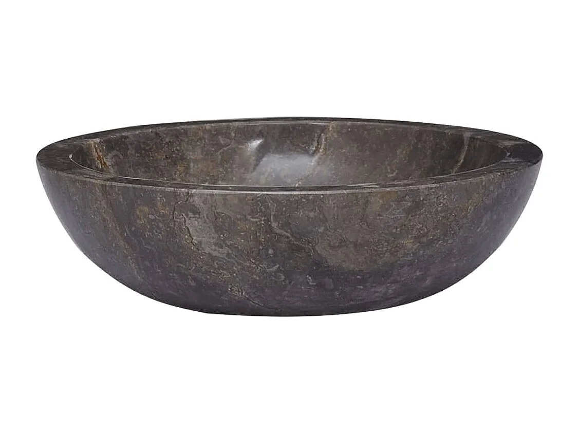 Lavabo de salle d'eau grise 40 x 40 x 12 cm 02_0002801