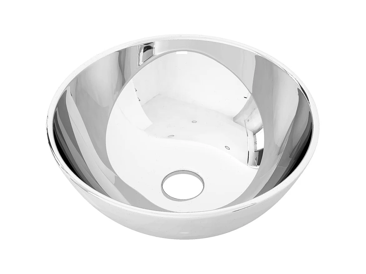 Lavabo lavabo lavabo sobre encimera lavabo para montar baño interior WC cubículo baño hogar diámetro 28 cm cerámica 02_0002594