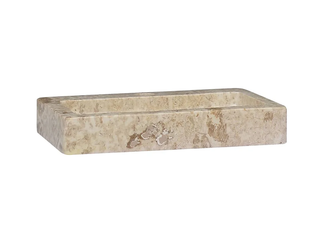 Lavabo da bagno lavabo da appoggio per wc lavabo da bagno lavabo da bagno interno casa 38 x 24 cm marmo crema 02_0002830