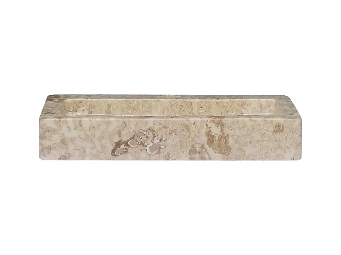 Lavabo da bagno lavabo da appoggio per wc lavabo da bagno lavabo da bagno interno casa 38 x 24 cm marmo crema 02_0002830