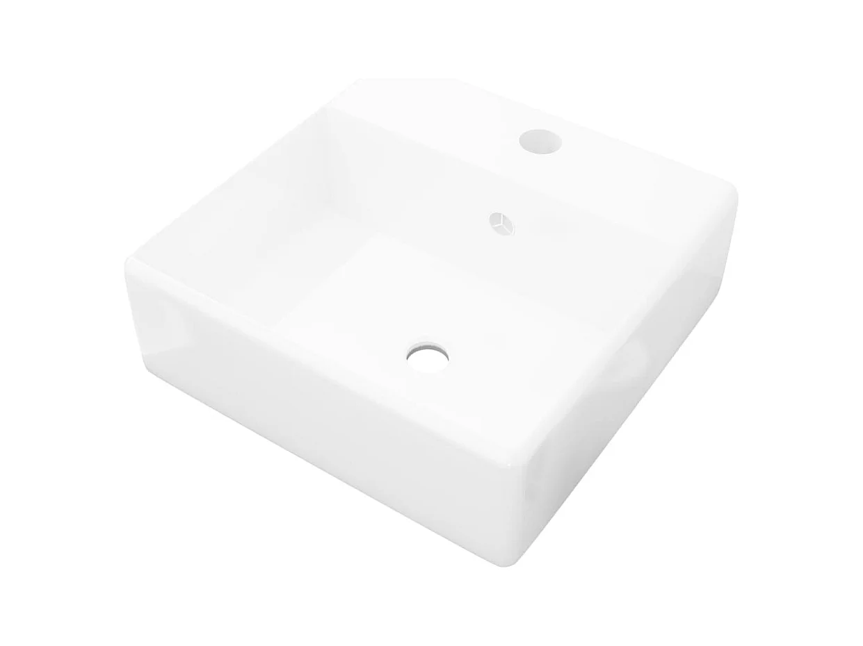 Lavabo luxueuse vasque salle blanche 41 x 41 x 15 cm 02_0002485