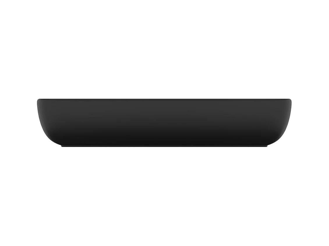 Lavabo de luxe rectangulaire noire 71 x 38 x 13.5 cm 02_0002706