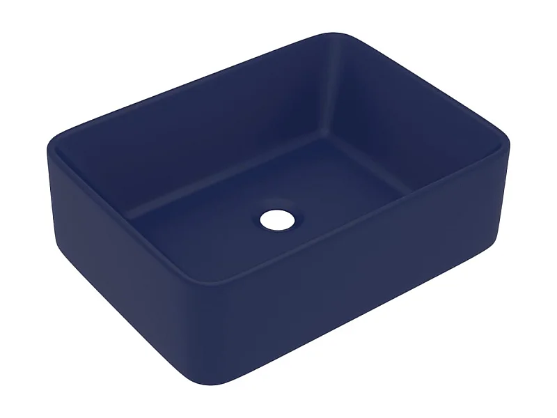 Lavatório de luxo bancada sanita lavatório banheiro sala cosmética retangular 41 x 30 cm fosco azul escuro cerâmica 02_0002787
