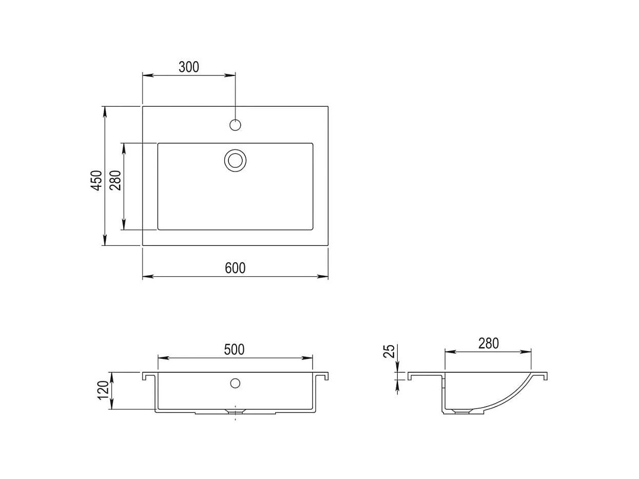 Pia de banheiro 60 x 45 cm em granito preto 02_0002562