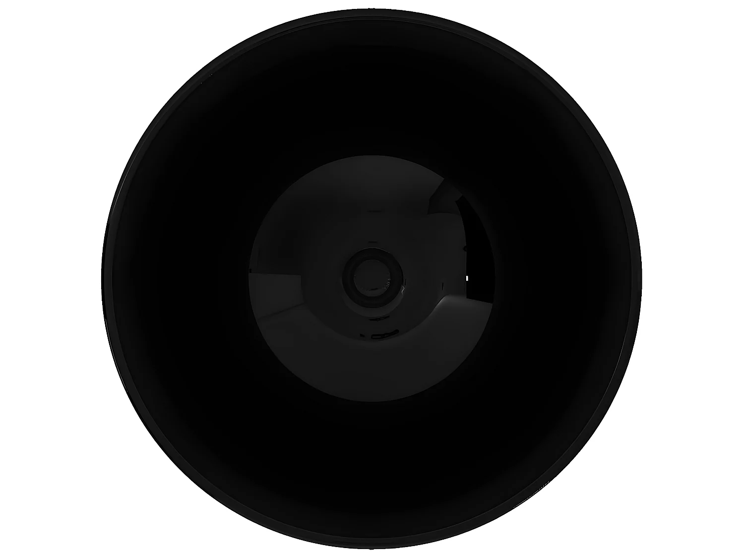 Lavabo tondo in ceramica per bagno lavabo nero 02_0002504