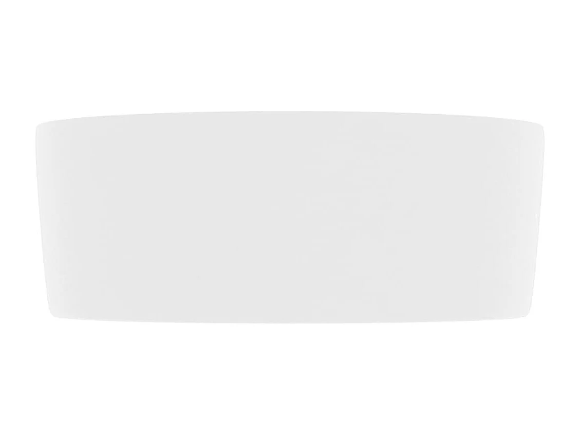 Fregadero redondo Luxury diámetro 40 cm 40x15 cm cerámica blanca mate 02_0002751